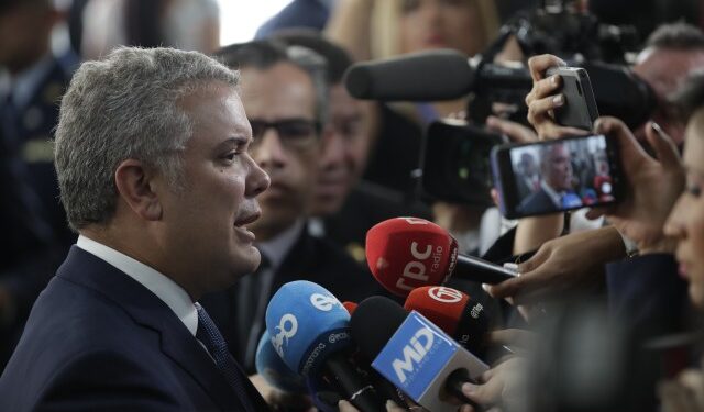 Presidente de Colombia, Iván Duque. Foto de archivo.