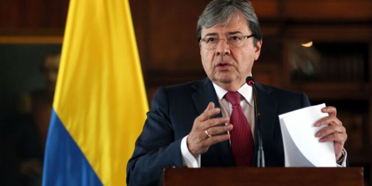 Canciller de Colombia, Carlos Holmes Trujillo.