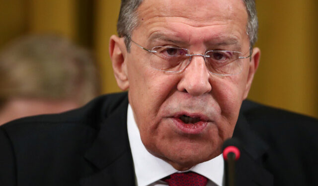 Foto de archivo. El ministro de Relaciones Exteriores ruso, Sergei Lavrov, en Ginebra, Suiza. 20 de marzo de 2019. REUTERS/Denis Balibouse.