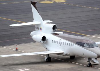 Avión Falcon Venezuela. Foto referencial.