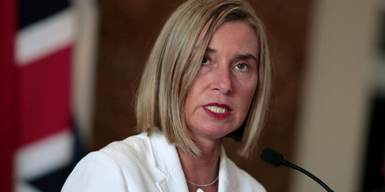 European Union High Representative for Foreign Affairs and Security Policy Federica Mogherini speaks during a news conference after a meeting of the International Contact Group (IGC) to discuss their support for a political solution to Venezuela's political crisis, in San Jose, Costa Rica May 7, 2019. REUTERS/Juan Carlos Ulate