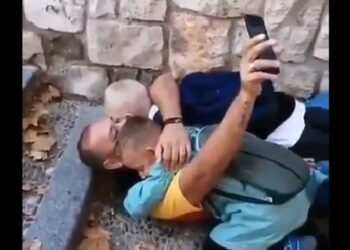 Reencuentro, padre hijos, España. Venezuela migración. Foto captura video.