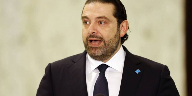 Saad Hariri. primer ministro del Líbano. Foto de archivo.