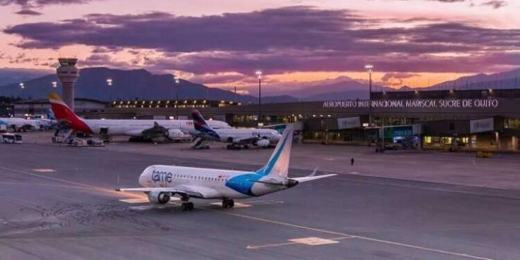 Vuelos cancelados Ecuador. Foto de archivo.