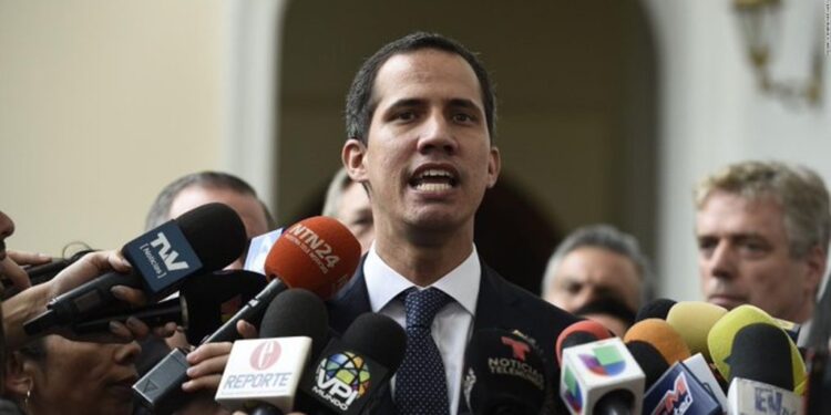 Juan Guaidó, Pdte. (E) de Venezuela. Foto Prensa presidencial