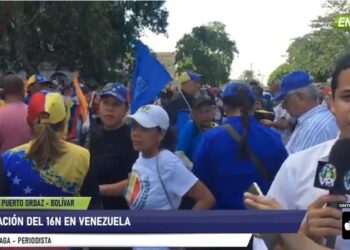 16Nov, movilización. Foto captura video VPITV Twitter.