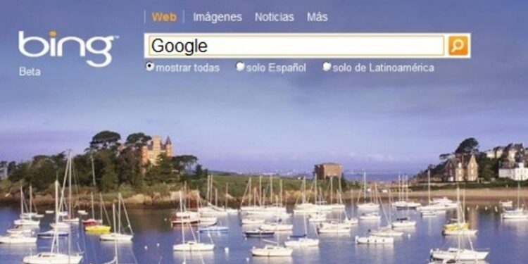 Bing, el buscador de Microsoft.