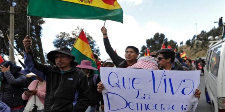 Bolivia, protestas. Foto AFP.