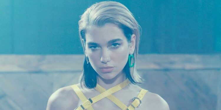 Dua Lipa. Foto captura video.