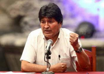 Bolivia's former president Evo Morales speaks during a news conference in Mexico City, Mexico November 13, 2019. REUTERS/Edgard Garrido