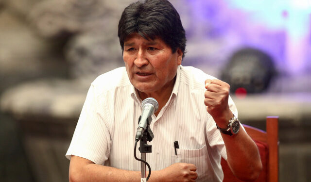 Bolivia's former president Evo Morales speaks during a news conference in Mexico City, Mexico November 13, 2019. REUTERS/Edgard Garrido