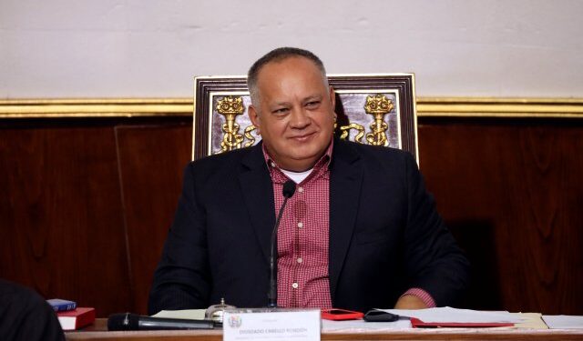 National Constituent Assembly (ANC) President Diosdado Cabello attends a session in Caracas, Venezuela, April 2, 2019. REUTERS/Manaure Quintero       NO RESALES. NO ARCHIVES.