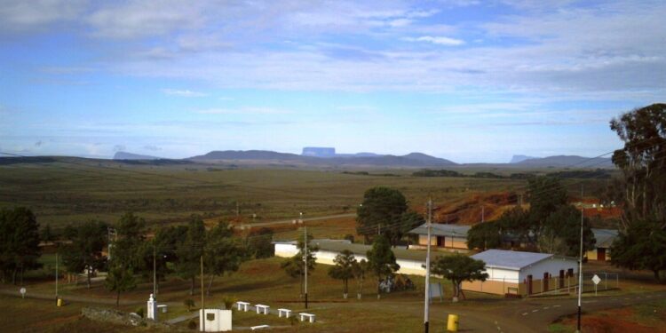 Batallón Militar en Gran Sabana. Foto de archivo.