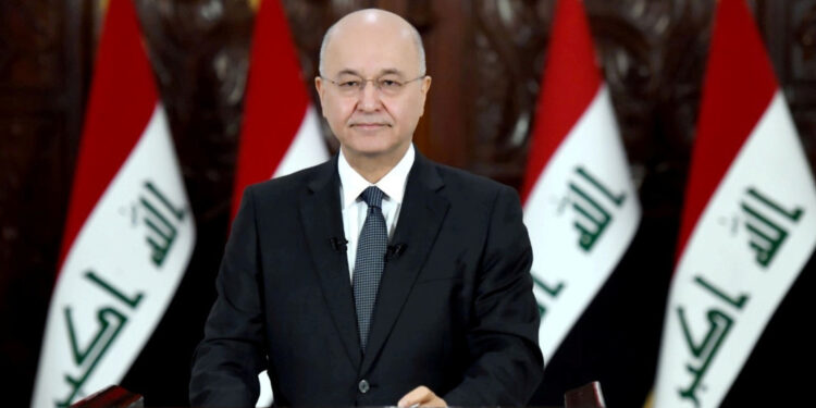 El presidente iraquí, Barham Salih. Foto de archivo.