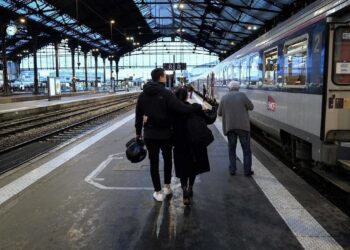 Huelga de transporte en Francia. Foto agencias.