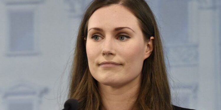 La política centroizquierdista finlandesa Sanna Marin. Foto AFP.