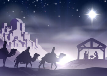 Los tres reyes magos. Imagen referencial.