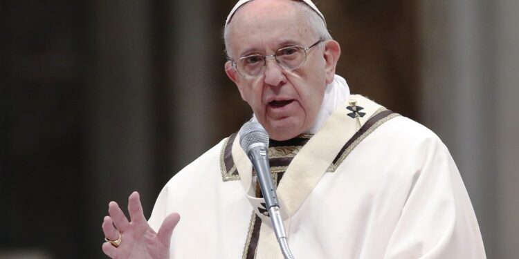 Papa Francisco. Foto de archivo.