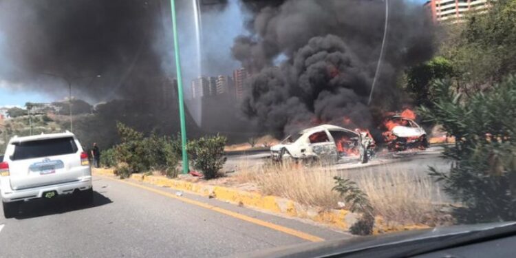 Accidente Barquisimeto. Foto @jesusreportero1