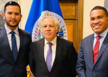 Dirección Nacional de Prociudadanos, Leocenis García, Luis Almagro. Foto @LeocenisOficial.