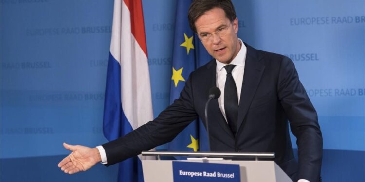 El primer ministro holandés, Mark Rutte. Foto de archivo.