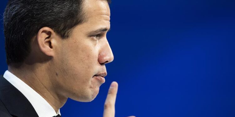 Juan Guaidó. Pdte. encargado de Venezuela. Davos. EFE