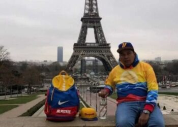 Juan Ríos, Venezolano en Francia. Foto de archivo.