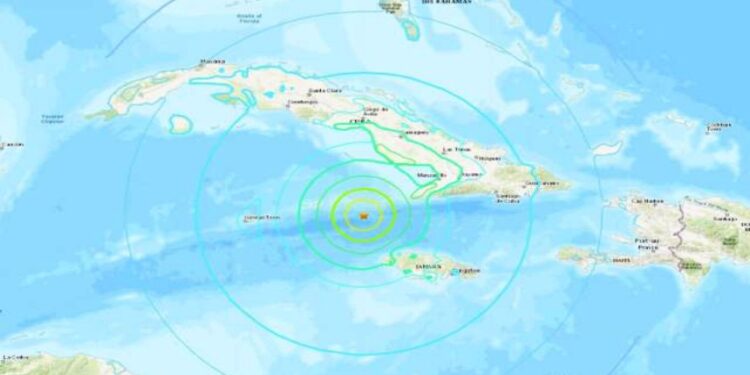 Sismo en Jamaica.