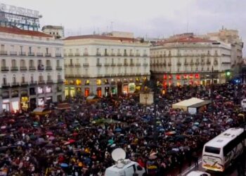 Venezolanos Madrid. Foto @carlosvecchio