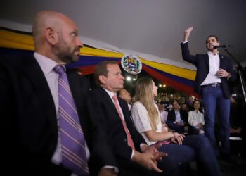 Juan Guaidó, Plaza Bolívar de Chacao. 11FEB2020. Foto Prensa presidencial Leo Álvarez