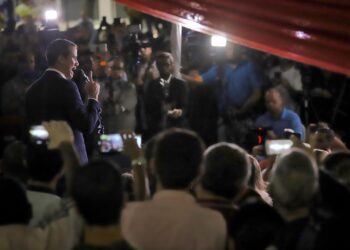 Juan Guaidó, Plaza Bolívar de Chacao. 11FEB2020. Foto Prensa presidencial Leo Álvarez