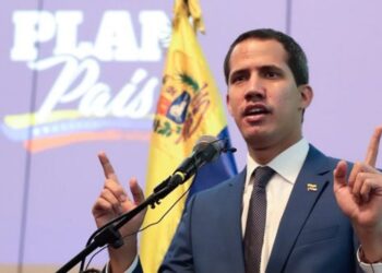 Juan Guaidó. Pdte. (E) de Venezuela.