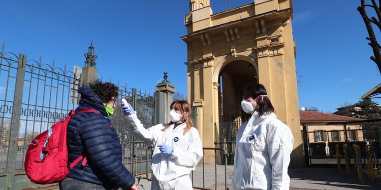 Italia. Coronavirus. Foto EFE . EPA. SERENA CAMPANINI.