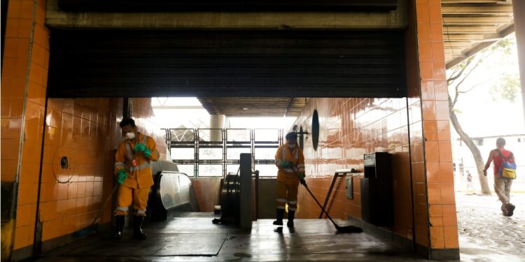 Vzla Coronavirus. Metro de Caracas. Foto AVN.