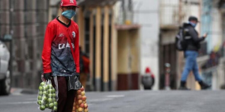 Ecuador. Quito, coronavirus Foto Los Tiempos.