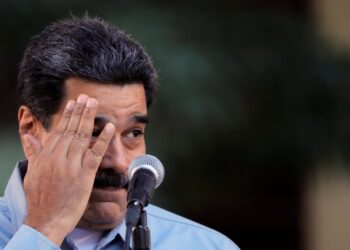 Venezuela's President Nicolas Maduro attends a gathering in support of his government in Caracas, Venezuela February 7, 2019. REUTERS/Carlos Barria