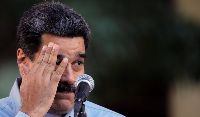 Venezuela's President Nicolas Maduro attends a gathering in support of his government in Caracas, Venezuela February 7, 2019. REUTERS/Carlos Barria