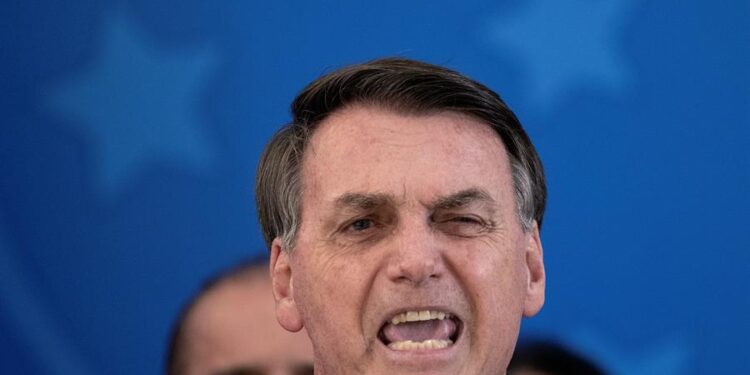 El el presidente de Brasil, Jair Bolsonaro, en Brasilia (Brasil). EFE Joédson Alves.