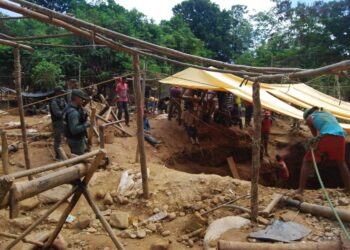 Mina de oRo, sector Nacupay, El Callao, Estado Bolívar. Foto @VPITV