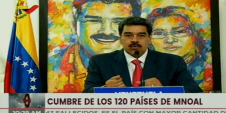 Nicolás Maduro. MNOAL. 4Mayo2020. Foto captura de video.