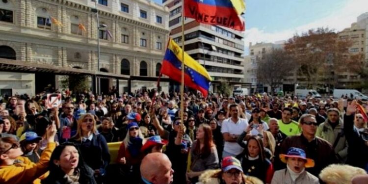 Venezolanos España. Foto de archivo.