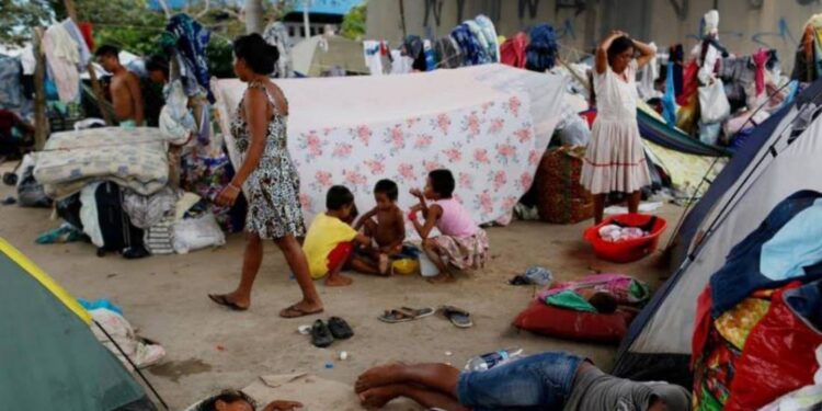 Al menos, 4.500 waraos en condiciones de desplazados del estado Delta Amacuro son propensos para contraer el COVID-19 en los estados fronterizos de Brasil | Foto: Cortesía Misioneros de la Consolata