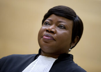 (FILES) In this file photo taken on September 29, 2015 at the International Criminal Court (ICC) in The Hague shows ICC chief prosecutor Fatou Bensouda whose office said on Arpil 5, 2019, the United States has revoked her visa over a possible investigation of American soldiers' actions in Afghanistan. (Photo by PETER DEJONG / POOL / AFP)