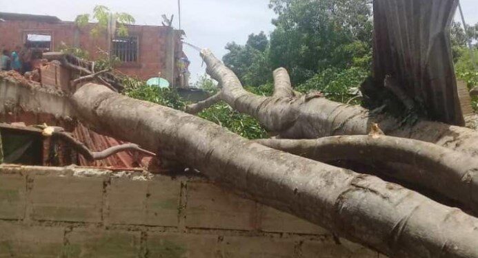 La pérdida del inmueble donde hubo heridos fue total, según la inspección realizada por las autoridades | Foto: Fuente vecinal