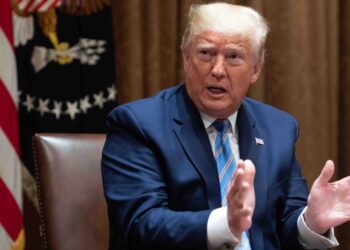 US President Donald Trump speaks during a roundtable meeting on seniors in the Cabinet Room at the White House in Washington, DC, June 15, 2020. - President Donald Trump holds a roundtable discussion with senior citizens called Fighting for Americas Seniors on Monday. (Photo by SAUL LOEB / AFP) (Photo by SAUL LOEB/AFP via Getty Images)