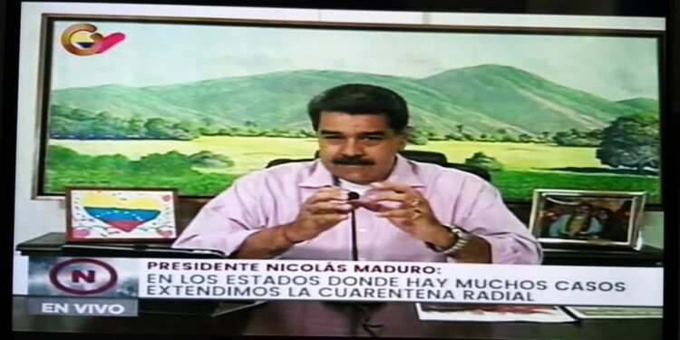 Nicolás Maduro 29jul2020. Foto captura VTV.