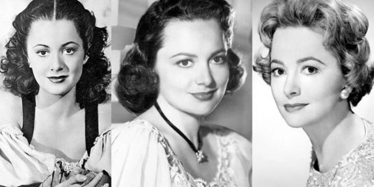 Olivia de Havilland (+). Foto collage.