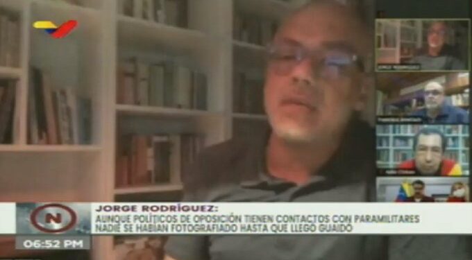 Jorge Rodríguez. Foto captura de video.