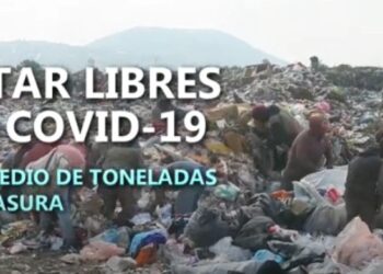 México. Basura. coronavirus. Foto captura de video EFE.