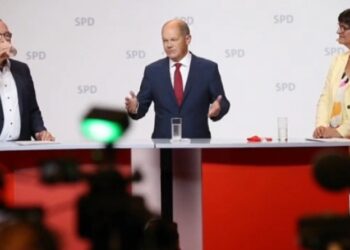 Olaf Scholz. Foto captura de video EFE.